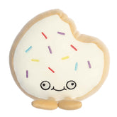 Shura Sugar Cookie plush from Wackadoodles, featuring a white cookie design with colorful sprinkles